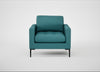 Eton Armchair Brushed Cotton Cadet / Black