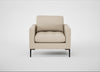 Eton Armchair Brushed Cotton Oat / Black