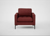Eton Armchair Capelo Linen-Cotton Etruscan Red / Black
