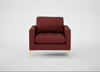 Eton Armchair Capelo Linen-Cotton Etruscan Red / Brass