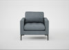 Eton Armchair Capelo Linen-Cotton Mineral / Black