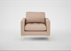 Eton Armchair Capelo Linen-Cotton Rosedale / Brass