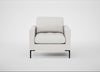 Eton Armchair Capelo Linen-Cotton Sea Salt / Black