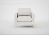 Eton Armchair Capelo Linen-Cotton Sea Salt / Brass