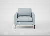 Eton Armchair Capelo Linen-Cotton Sea Shanty / Black