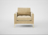 Eton Armchair Smart Luxe Velvet Biscuit / Brass