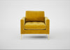 Eton Armchair Smart Luxe Velvet Canary / Brass