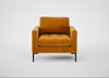 Eton Armchair Smart Luxe Velvet Cognac / Black