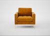 Eton Armchair Smart Luxe Velvet Cognac / Brass