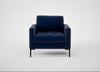 Eton Armchair Smart Luxe Velvet Midnight / Black