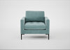 Eton Armchair Smart Luxe Velvet Mineral Blue / Black