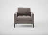 Eton Armchair Smart Luxe Velvet Mushroom / Black