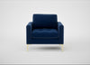 Eton Armchair Cotton Velvet Midnight / Brass