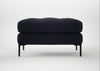 Eton Footstool Boucle Indigo / Black