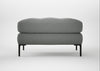 Eton Footstool Boucle Steel / Black
