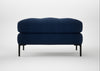 Eton Footstool Broad Weave Lagoon / Black