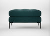 Eton Footstool Brushed Cotton Pine / Black
