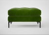 Eton Footstool Smart Luxe Velvet Grass / Black