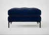 Eton Footstool Smart Luxe Velvet Midnight / Black