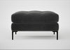Eton Footstool Smart Luxe Velvet Nickel / Black