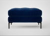 Eton Footstool Smart Velvet Dusk / Black