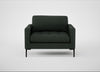Eton Loveseat Boucle Fern / Black