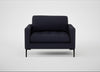 Eton Loveseat Boucle Indigo / Black