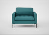 Eton Loveseat Brushed Cotton Cadet / Black