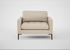 Eton Loveseat Brushed Cotton Oat / Black