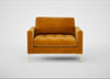 Eton Loveseat Smart Luxe Velvet Cognac / Brass