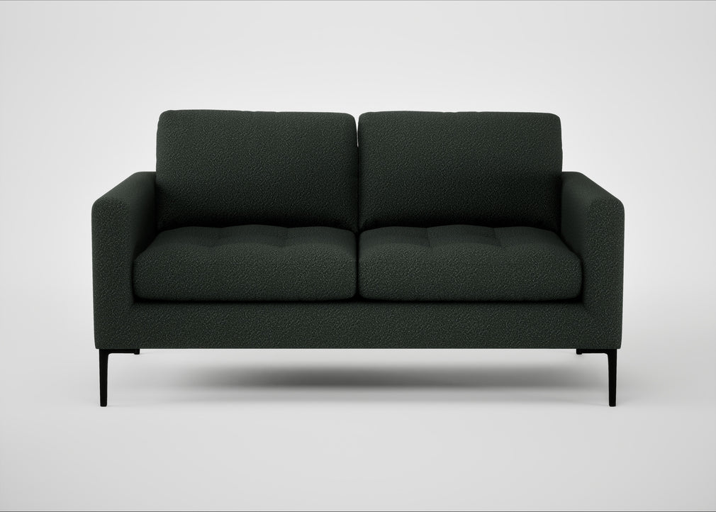 Eton 2 Seater Sofa Boucle Fern / Black