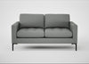 Eton 2 Seater Sofa Boucle Steel / Black