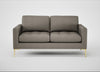 Eton 2 Seater Sofa Broad Weave Pebble / Brass
