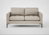 Eton 2 Seater Sofa Broad Weave Putty / Black