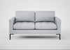 Eton 2 Seater Sofa Broad Weave Tin / Black
