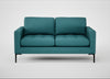 Eton 2 Seater Sofa Brushed Cotton Cadet / Black