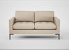 Eton 2 Seater Sofa Brushed Cotton Oat / Black