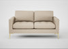 Eton 2 Seater Sofa Brushed Cotton Oat / Brass