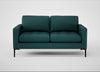 Eton 2 Seater Sofa Brushed Cotton Pine / Black