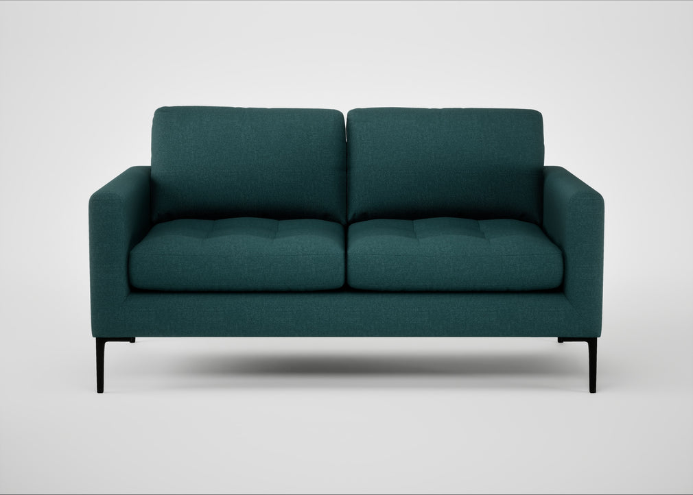 Eton 2 Seater Sofa Brushed Cotton Pine / Black