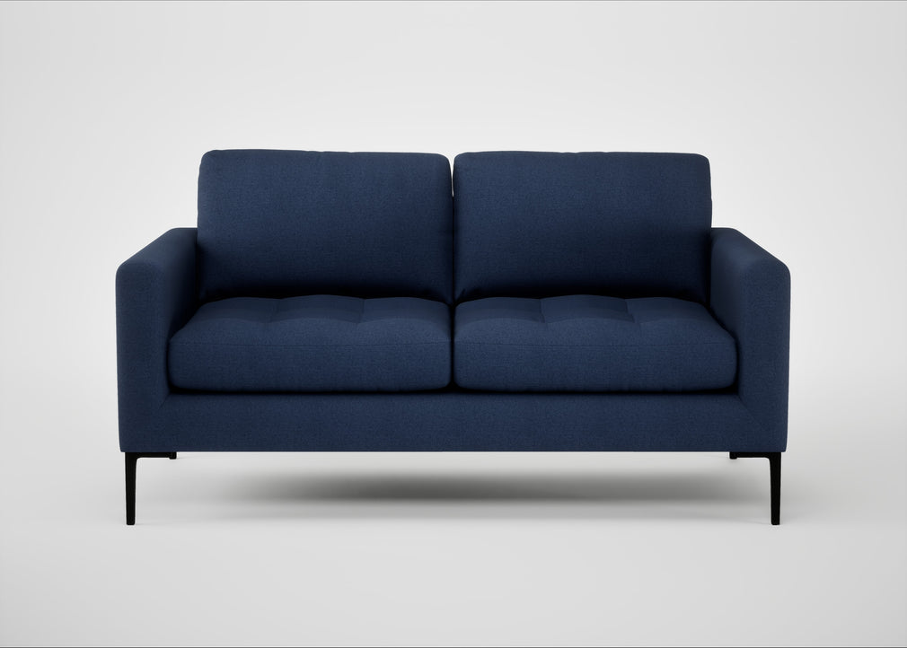 Eton 2 Seater Sofa Capelo Linen-Cotton Inkspot / Black