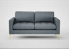 Eton 2 Seater Sofa Capelo Linen-Cotton Mineral / Brass