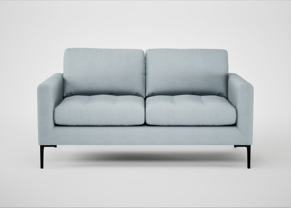 Eton 2 Seater Sofa Capelo Linen-Cotton Sea Shanty / Black