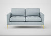 Eton 2 Seater Sofa Capelo Linen-Cotton Sea Shanty / Brass