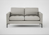 Eton 2 Seater Sofa Melton Wool Limestone / Black