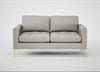 Eton 2 Seater Sofa Melton Wool Limestone / Brass