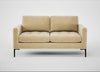 Eton 2 Seater Sofa Smart Luxe Velvet Biscuit / Black