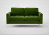 Eton 2 Seater Sofa Smart Luxe Velvet Grass / Brass