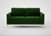 Eton 2 Seater Sofa Smart Velvet Forest / Brass