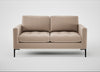 Eton 2 Seater Sofa Smart Velvet Pebble / Black